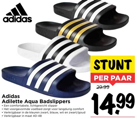 adidas badslippers adilette aanbieding|adidas adilette sneakers.